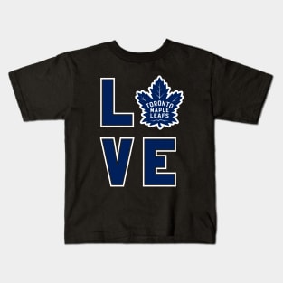 Love Toronto Maple Leafs Kids T-Shirt